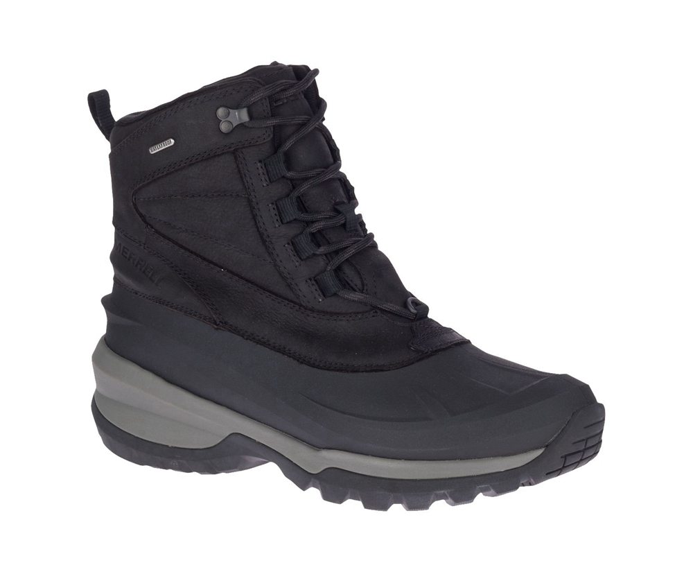 Merrell Støvler Herre - Thermo Slush Mid Shell Waterproof - Sort - HDL036594